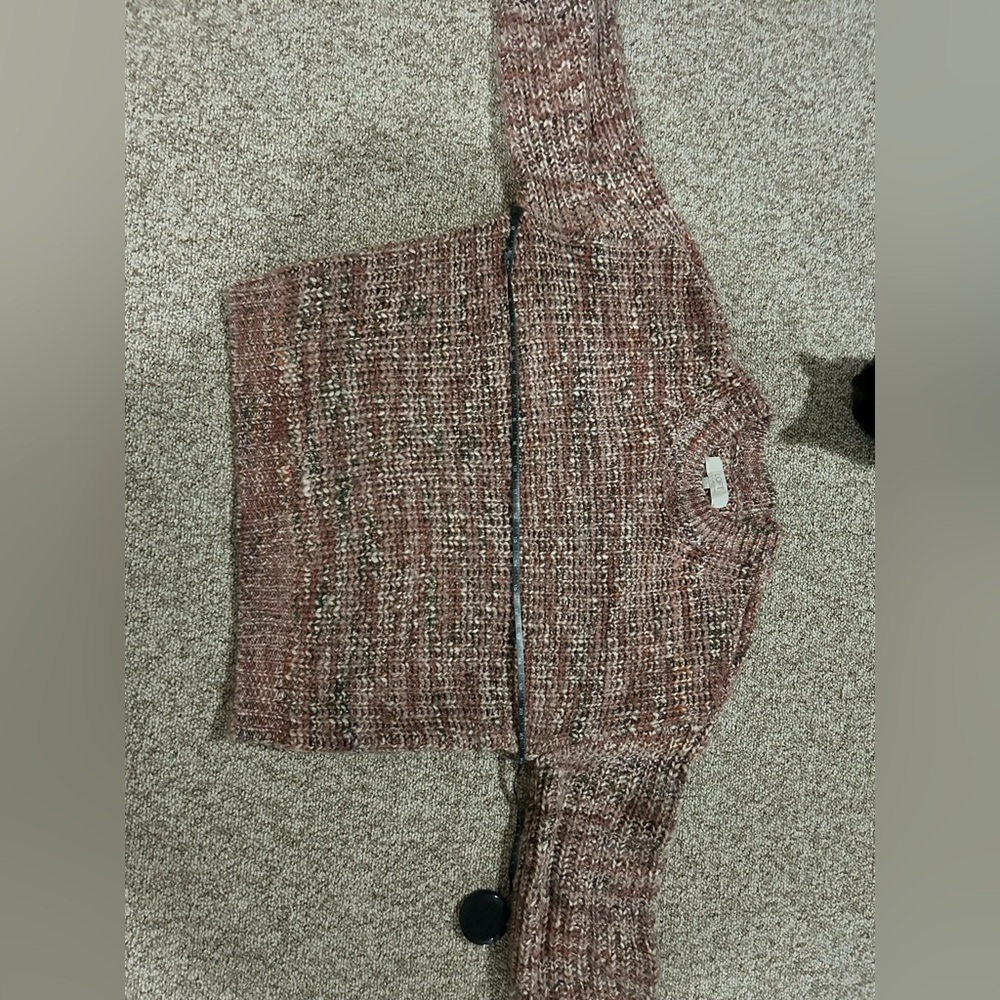 LOFT Multicolored Stitchy Sweater Size medium - Picture 6 of 7